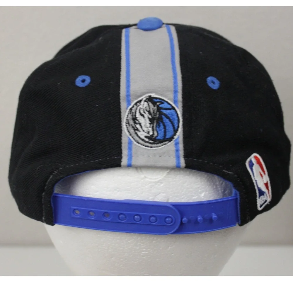 Adidas Dallas Mavericks Youth Snapback Hat Black Blue NBA Basketball Cap